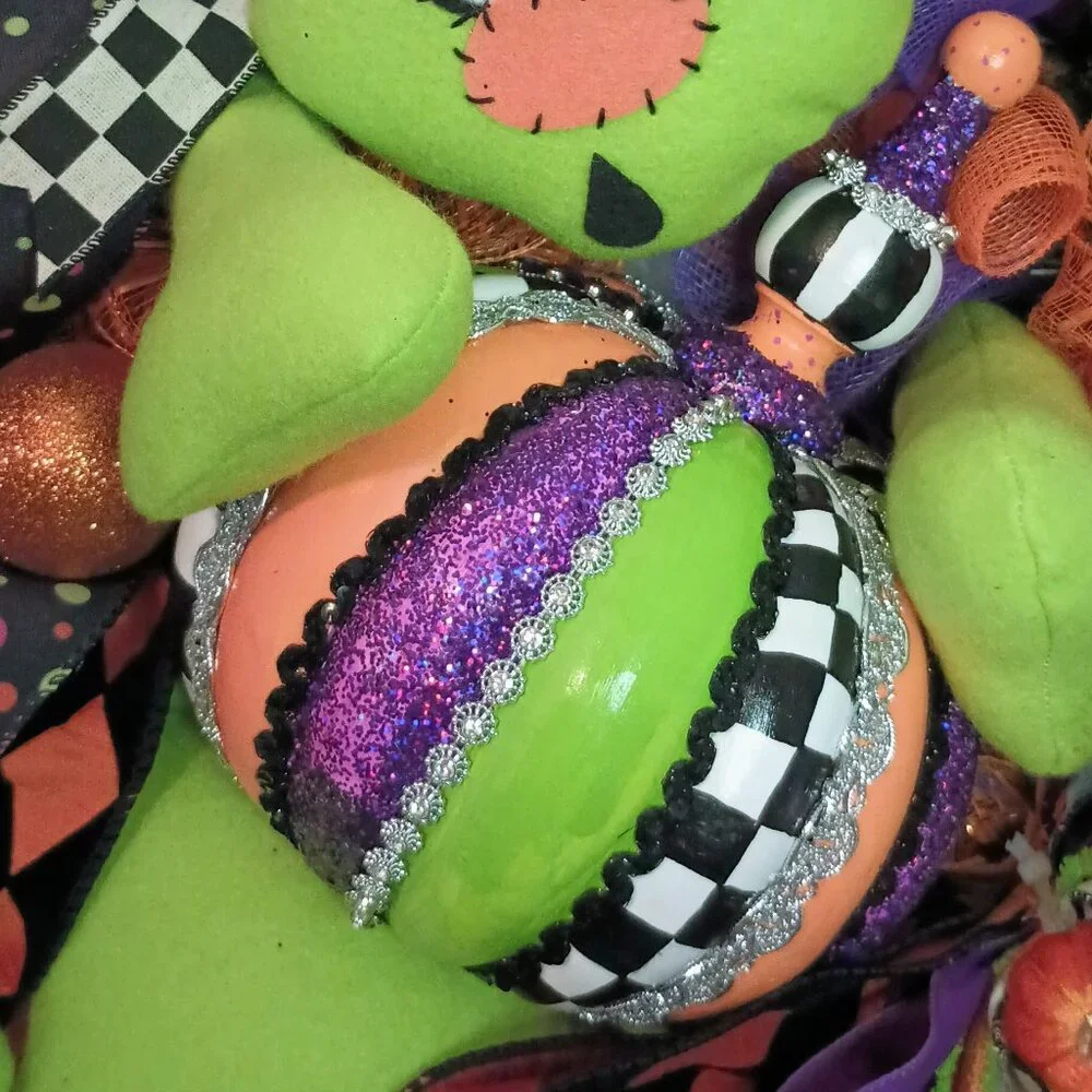 Halloween Wreath, Halloween Door Wreath, Halloween Front Door Wreath, Fall Decor